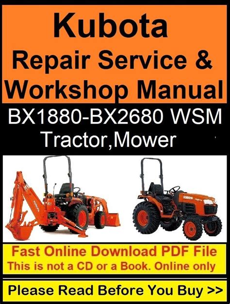 KUBOTA Workshop Manual 